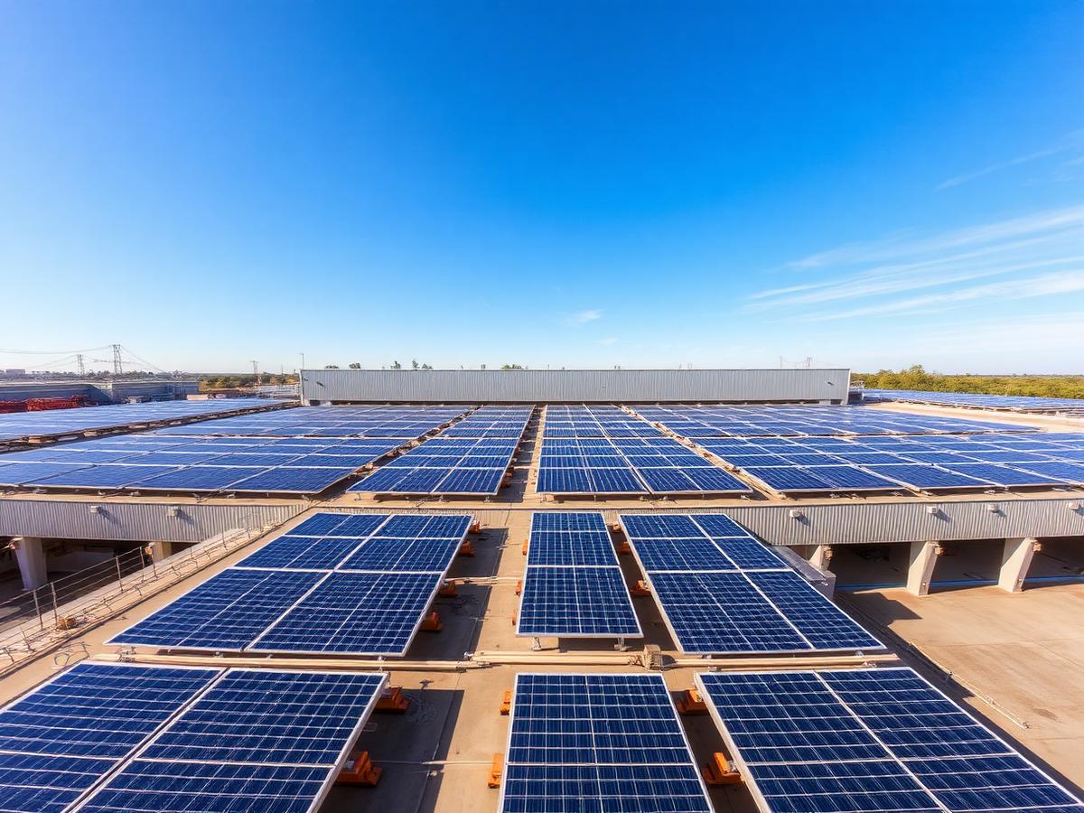 Energía solar para industrias